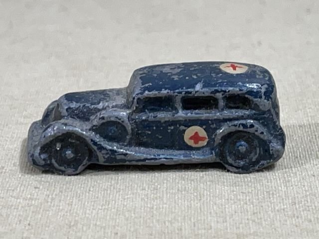 Original WWII Era German Wehrmacht Tactical Representation, Blue Ambulance — image 3