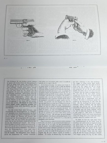 REPRINT - German Manual for the 'Schwarzlose 1909' Pistol — image 4