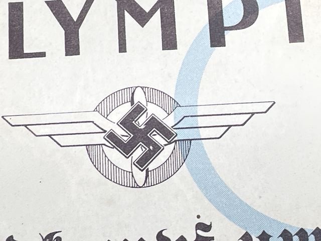REPRODUCTION 1936 German Poster for the Olympics Flying Day — image 5