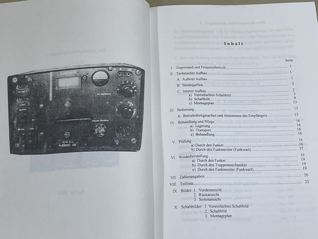 REPRINT, German WWII Medium Wave Receiver C Manual — image 4