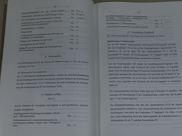 REPRINT, German WWII Medium Wave Receiver C Manual — image 5