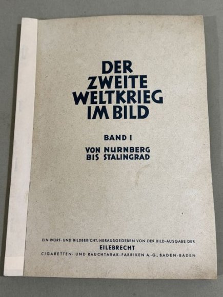 POST-WWII 1950's Era German Cigarette Card Album Set, The 2nd World War in Photographs — image 2