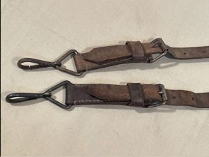 POSTWAR MG34 and MG42 Lafette Tripod Carrying Straps, Pair