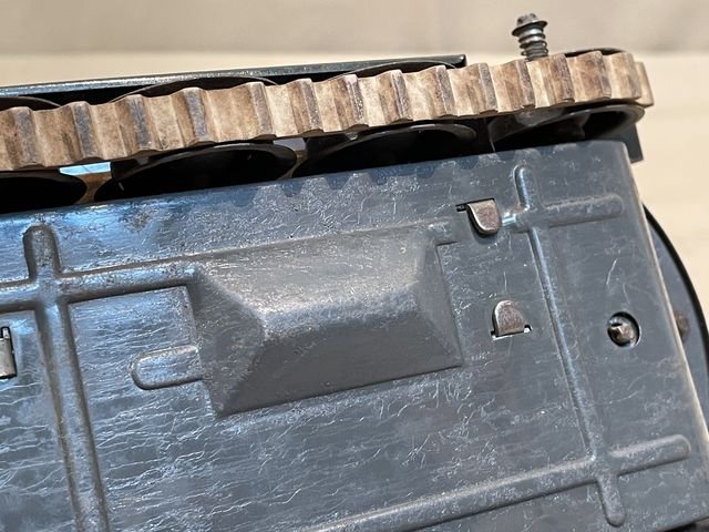 POSTWAR German Mechanical Toy Tank, Gescha Patent — image 26