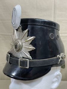 Original POSTWAR German Berlin Police Shako w/1941 Cockade