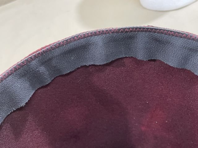 REPRODUCTION WWII German Waffen-SS Fez, Maroon — image 13