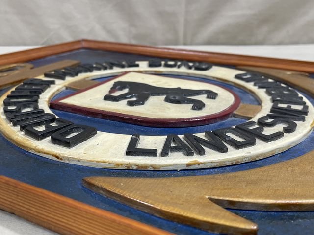 German Hand Made DEUTSCHER MARINE BUND LANDESVERBAND Wooden Plaque — image 3