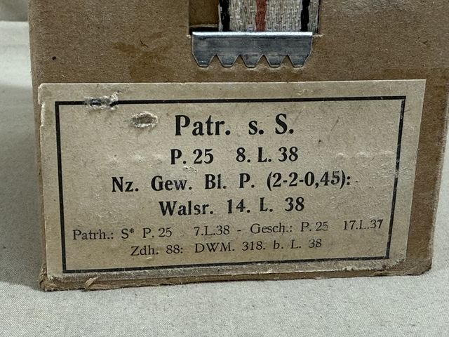 Original WWII German 8mm Mauser Ammunition Sleeve — image 14