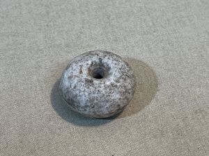 Original WWII German Stick Grenade Porcelain Pull Bead