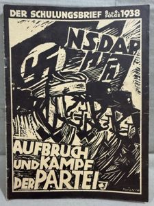 Original 1938 German NADAP Training Magazine, AUFBRUCH UND KAMPE DER PARTEI
