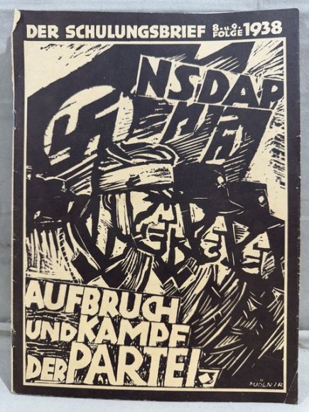 Original 1938 German NADAP Training Magazine, AUFBRUCH UND KAMPE DER PARTEI