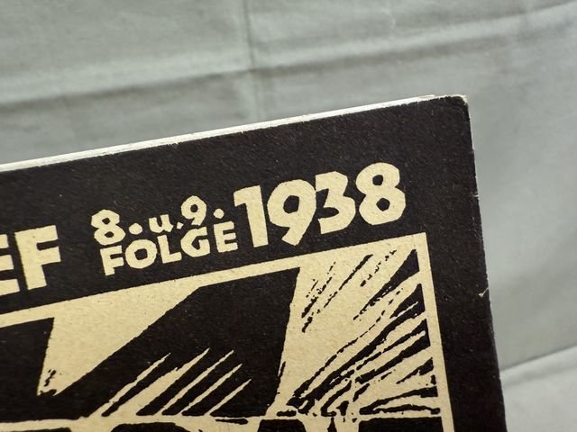 Original 1938 German NADAP Training Magazine, AUFBRUCH UND KAMPE DER PARTEI — image 2