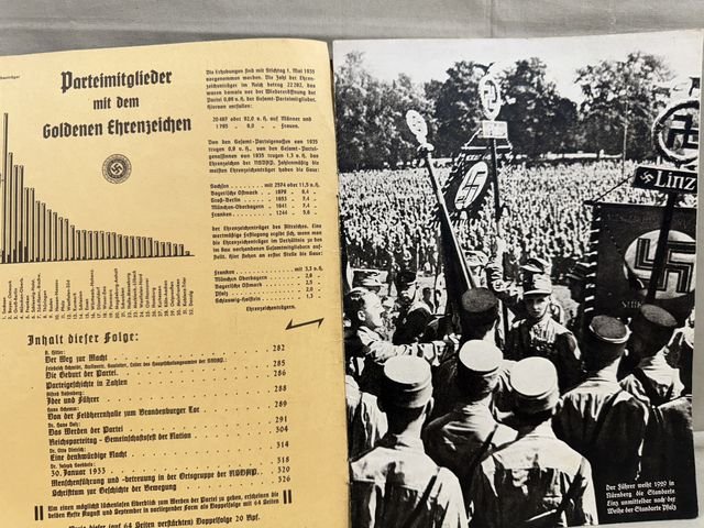 Original 1938 German NADAP Training Magazine, AUFBRUCH UND KAMPE DER PARTEI — image 3