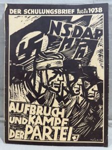 Original 1938 German NADAP Training Magazine, AUFBRUCH UND KAMPE DER PARTEI