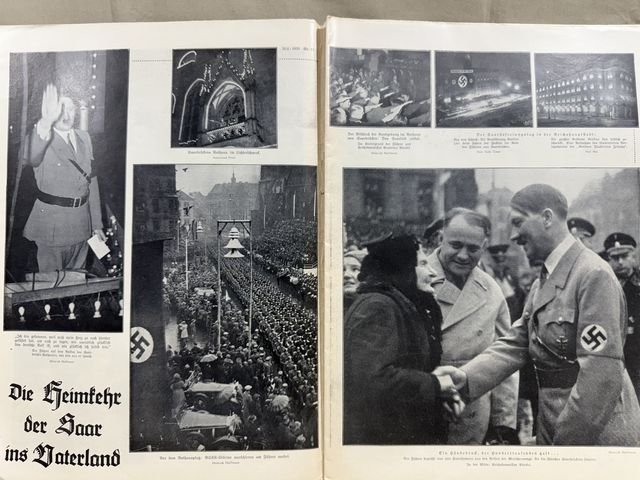 Original Nazi Era German Berliner Illustrierter Zeitung Magazine, March 1935 — image 4