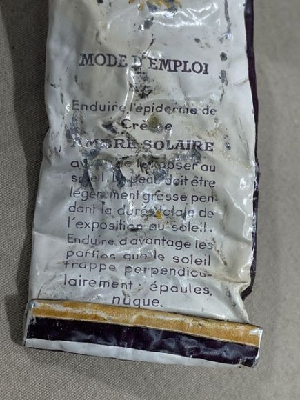 Original WWII Era French Medical Item, Burn Cream — image 4