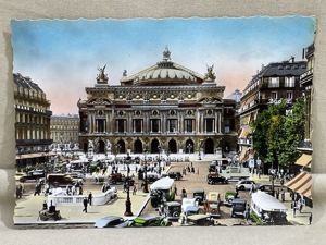 Original WWII Era French Architecture Postcard, Paris… en Flanant Place de l'Opera
