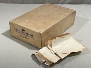 Original WWII US EMPTY Carlisle Bandages Box