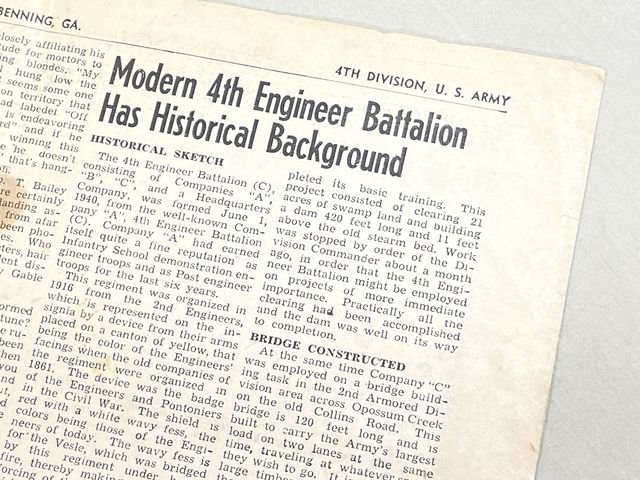 Original Pre-WWII US Army 4th Division Newspaper, The Ivy Leaf — image 12