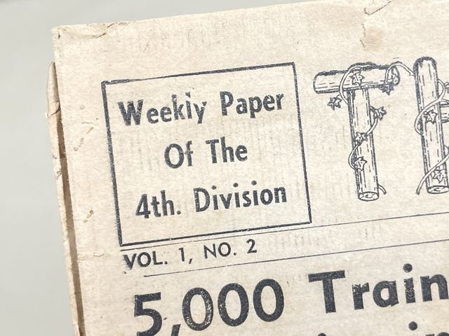 Original Pre-WWII US Army 4th Division Newspaper, The Ivy Leaf — image 2