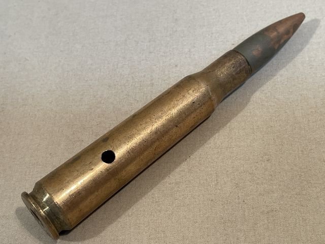 Original WWII US .50 Caliber Dummy Round, 1944 Dated