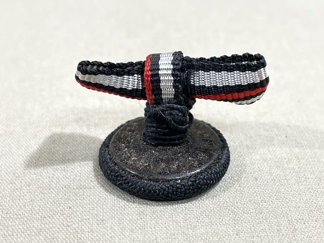 Original Pre-WWII German Single-Place Lapel Button Hole Ribbon, UNISSUED — image 2