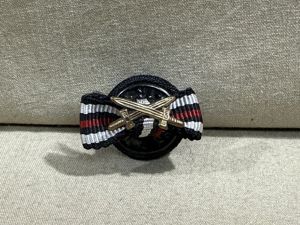 Original Pre-WWII German Lapel Button Hole Ribbon, UNISSUED