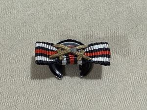 Original Pre-WWII German Lapel Button Hole Ribbon, UNISSUED