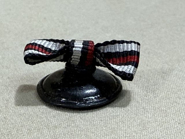 Original Pre-WWII German Button Hole Ribbon, Non-Combatant Hindenburg Cross — image 2