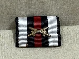 Original Pre-WWII German Combatant's 1914-18 Cross of Honor Ribbon Bar, UNISSUED