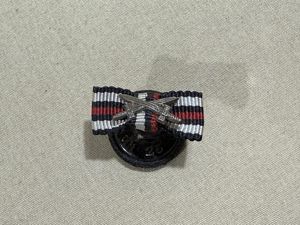 Original Pre-WWII German Lapel Button Hole Ribbon, Hindenburg Cross