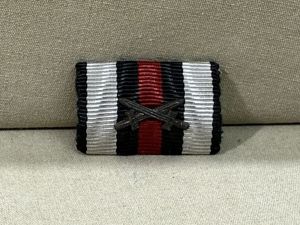 Original Pre-WWII German Combatant's 1914-18 Cross of Honor Ribbon Bar, UNISSUED
