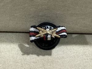 Original Pre-WWII German Lapel Button Hole Ribbon, Hindenburg Cross UNISSUED