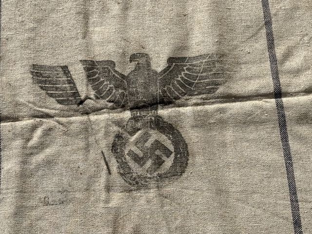 Original WWII German Large Cloth Ration Sack, 1942 — image 2
