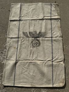 Original WWII German Large Cloth Ration Sack, 1942