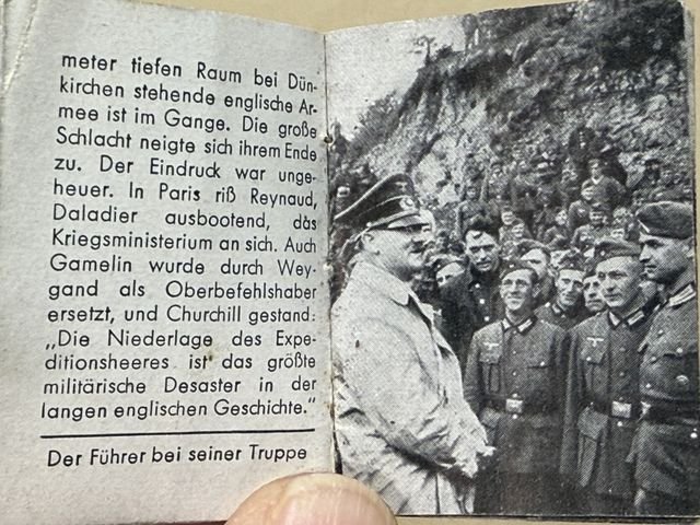 Original Nazi Era German WHW Donation Booklet, DES FÐHRERS — image 5