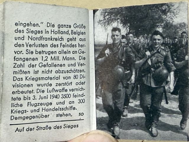 Original Nazi Era German WHW Donation Booklet, DES FÐHRERS — image 6