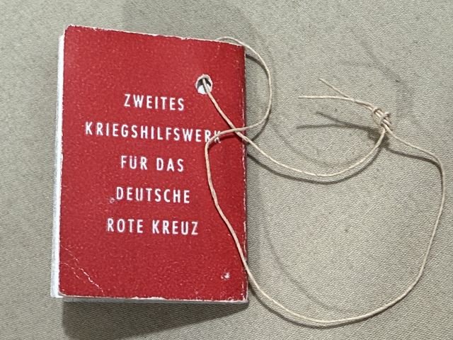 Original Nazi Era German WHW Donation Booklet, DES FÐHRERS — image 8