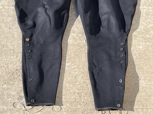 Original Nazi Era German RBD (Reichsbahndirektion) Wool Breeches, Stuttgart 1938 — image 3