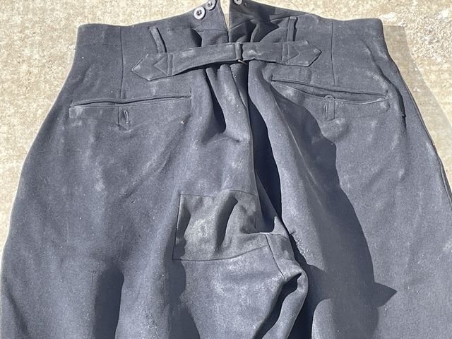 Original Nazi Era German RBD (Reichsbahndirektion) Wool Breeches, Stuttgart 1938 — image 5
