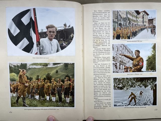 Original 1933 German Cigarette Card Album Germany Awakes, Deutschland erwacht — image 18