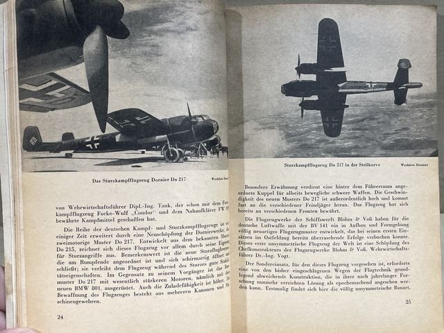 Original WWII German Flyer's Year Book for 1943, K—hlers illustrierter Flieger Kalender — image 10