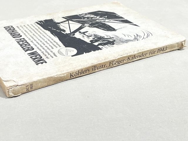 Original WWII German Flyer's Year Book for 1943, K—hlers illustrierter Flieger Kalender — image 2