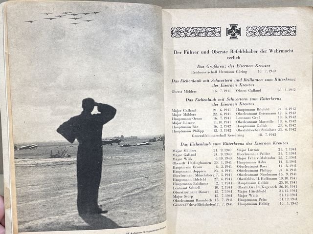 Original WWII German Flyer's Year Book for 1943, K—hlers illustrierter Flieger Kalender — image 7