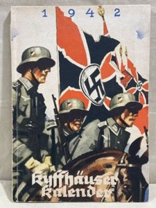 Original WWII German Kyffhäuser Calendar 1942 Book, Kyffhäuser-Kalender