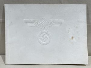 Original 1938 German Commemorative Book Printed by Road System General Inspector