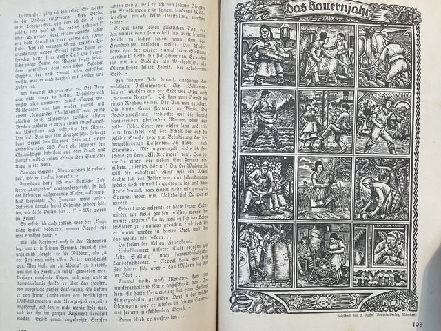 Original WWII German Kyffhäuser Calendar 1940 Book, Kyffhäuser-Kalender — image 15
