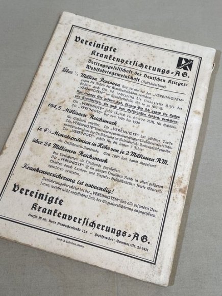 Original WWII German Kyffhäuser Calendar 1940 Book, Kyffhäuser-Kalender — image 2