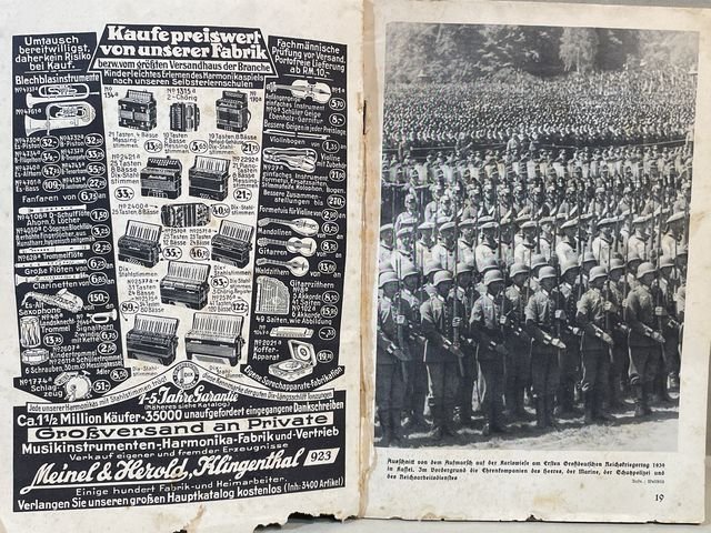 Original WWII German Kyffhäuser Calendar 1940 Book, Kyffhäuser-Kalender — image 4
