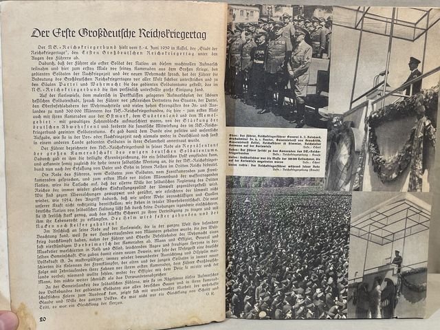 Original WWII German Kyffhäuser Calendar 1940 Book, Kyffhäuser-Kalender — image 5